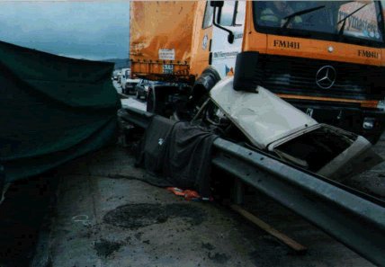 Road Traffic Accident on the M25.